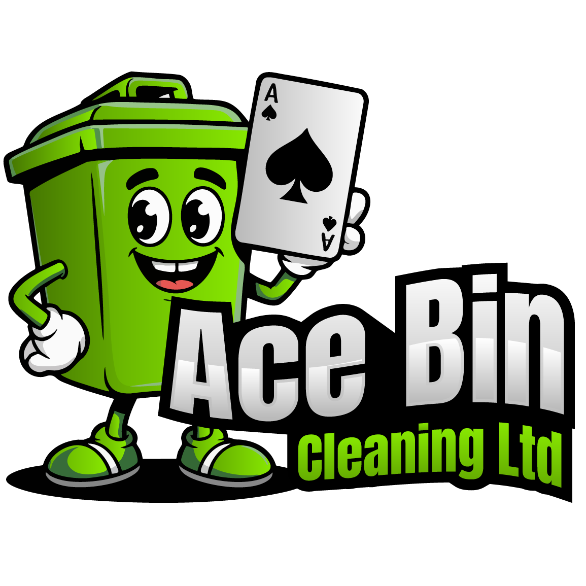 Ace Bin Cleaning mascot